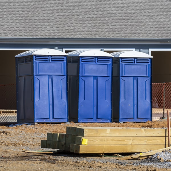 how do you dispose of waste after the portable toilets have been emptied in Decoria